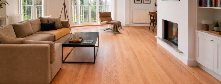 tarima de madera de roble rojo